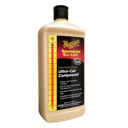 MEGUIARS WAX Removes Light Swirls and Adds Gloss Clarity, Ultra Cut Compound, Liquid, 32 Ounce, Single M10532